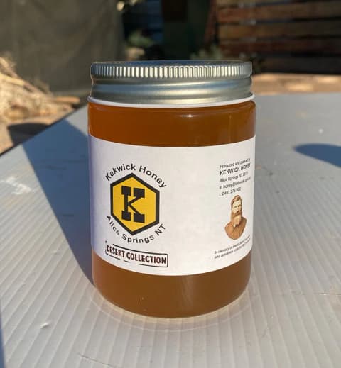 Desert Honey — 400g jar of raw outback honey from Alice Springs