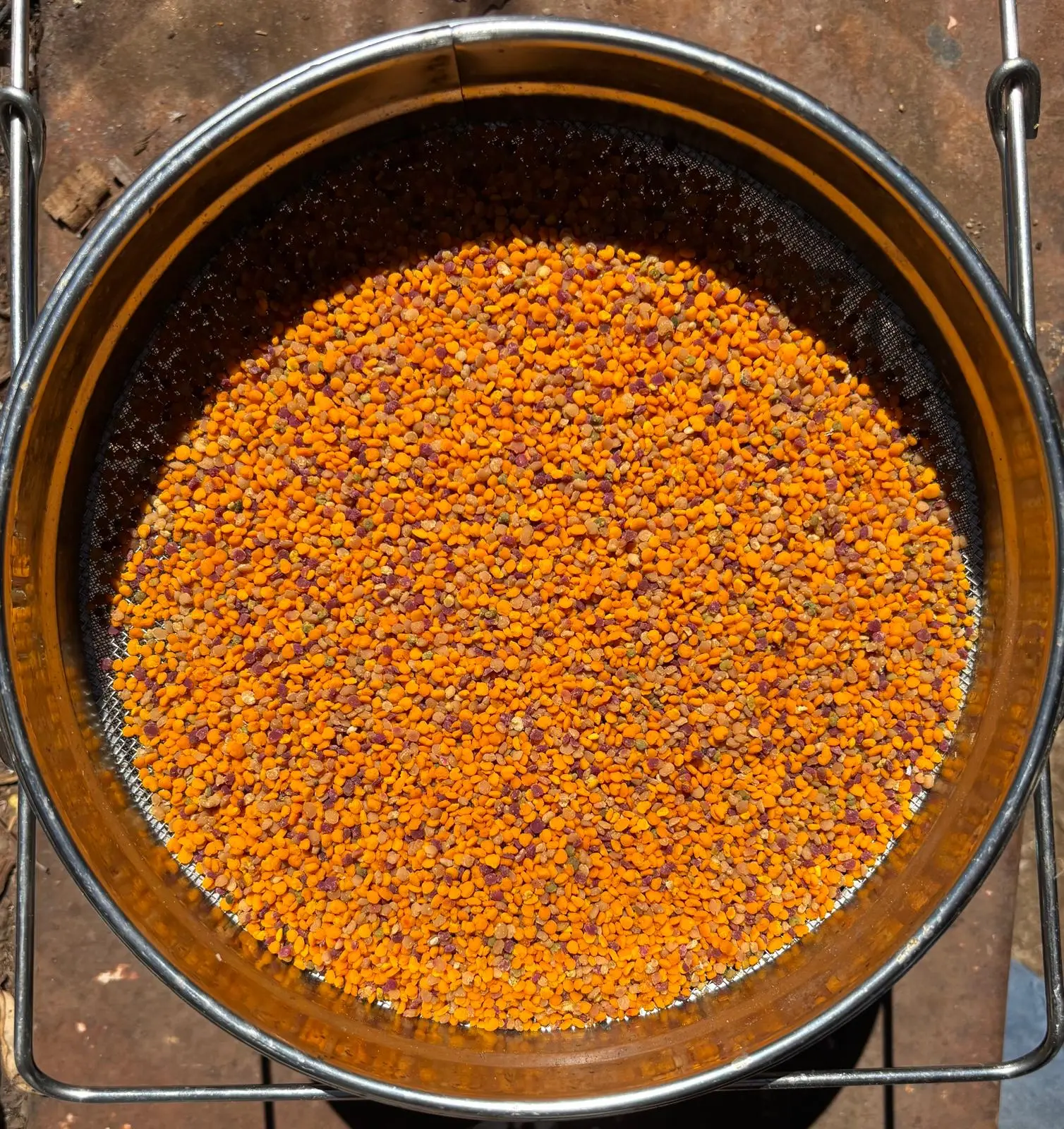 Desert Flora Pollen - Raw Pollen. Pollen from whatever's flowering out here in the scrub. We collect it when we can - desert plants don't bloom on your schedule, they bloom when they bloody well feel like it after a bit of rain. Seasonal stuff, so don't expect it year-round. Contact us if you want some.